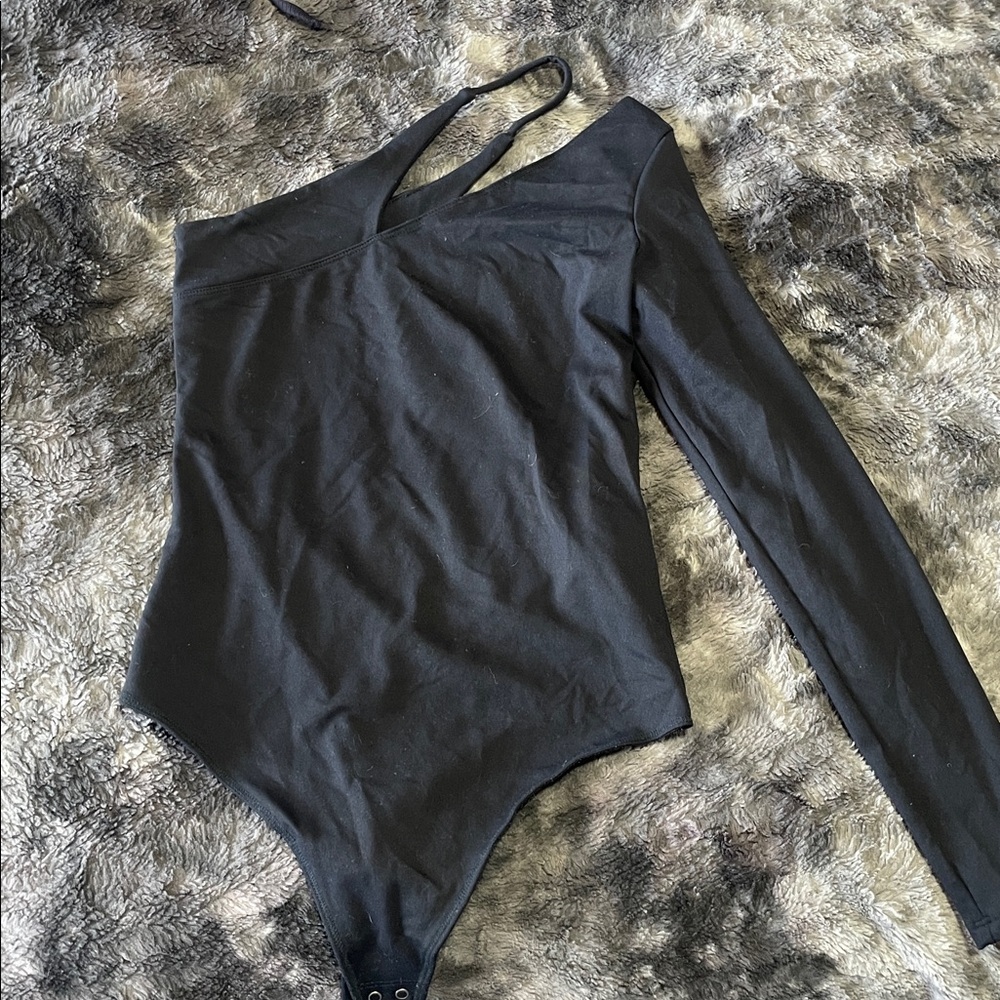 Abercrombie & Fitch Black Soft Bodysuit